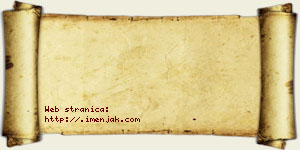 Tijana Trnjaković vizit kartica